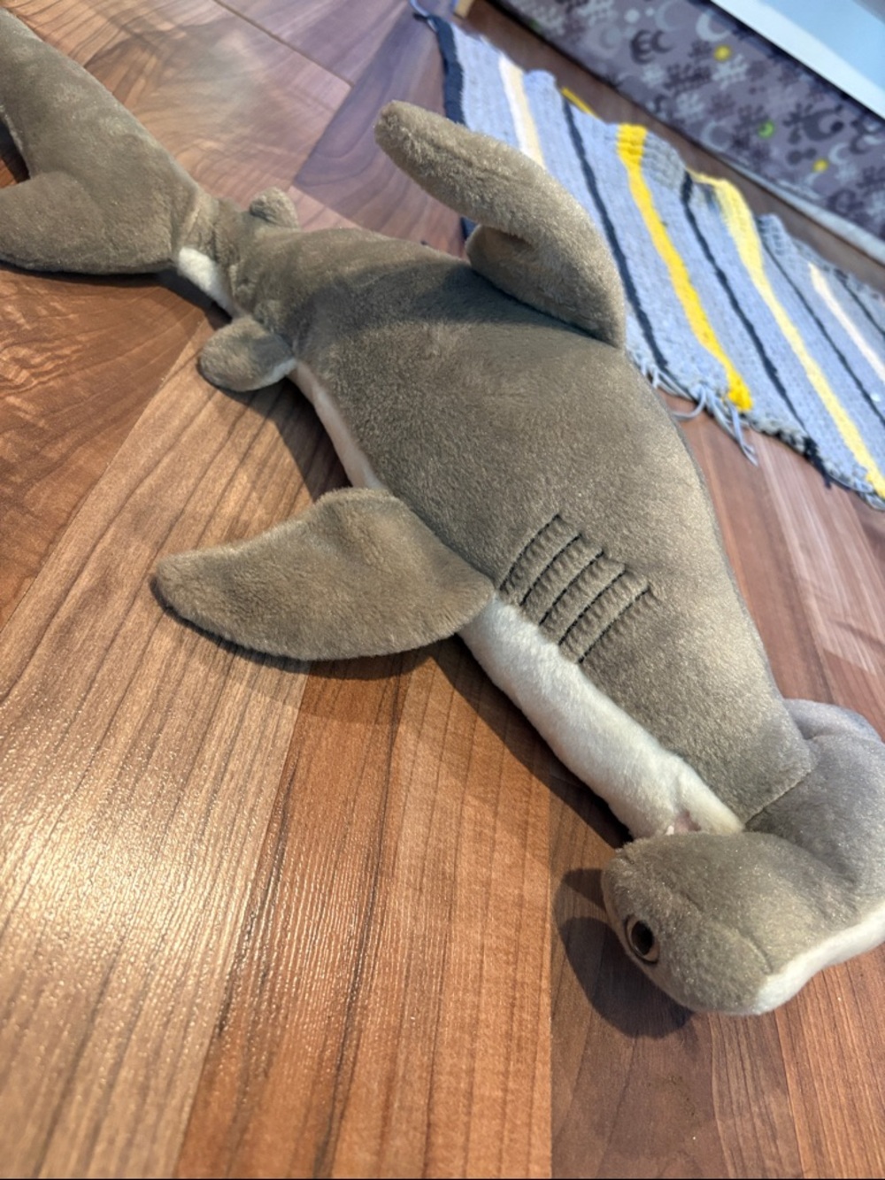 Wild Republic Cuddlekins Hammerhead Shark Stuffed Animal, 12 Inches